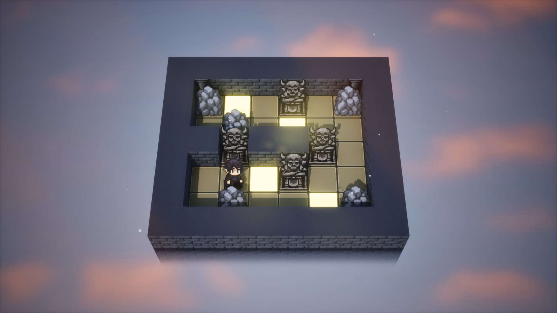 透過不斷的整理，讓魔王城恢復一絲生機