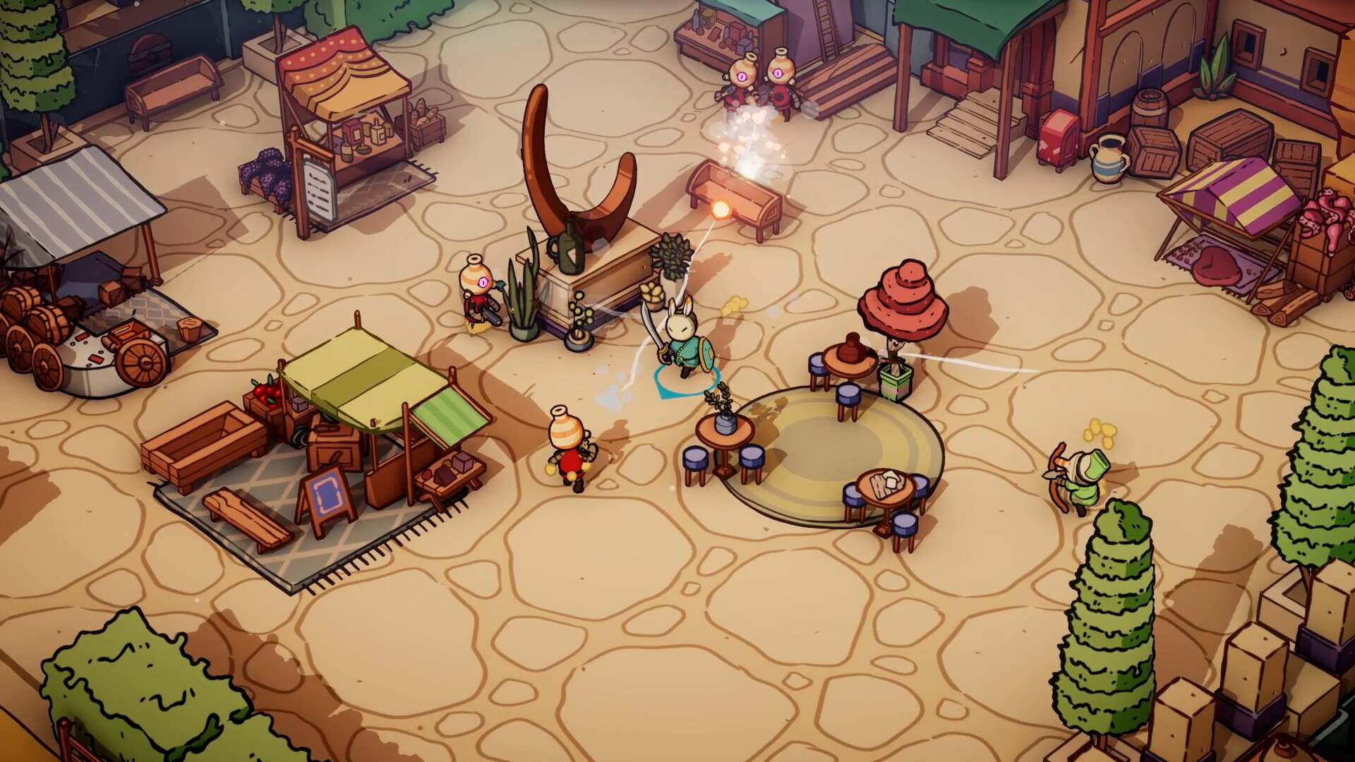 DuneCrawl 多人合作戰鬥場景