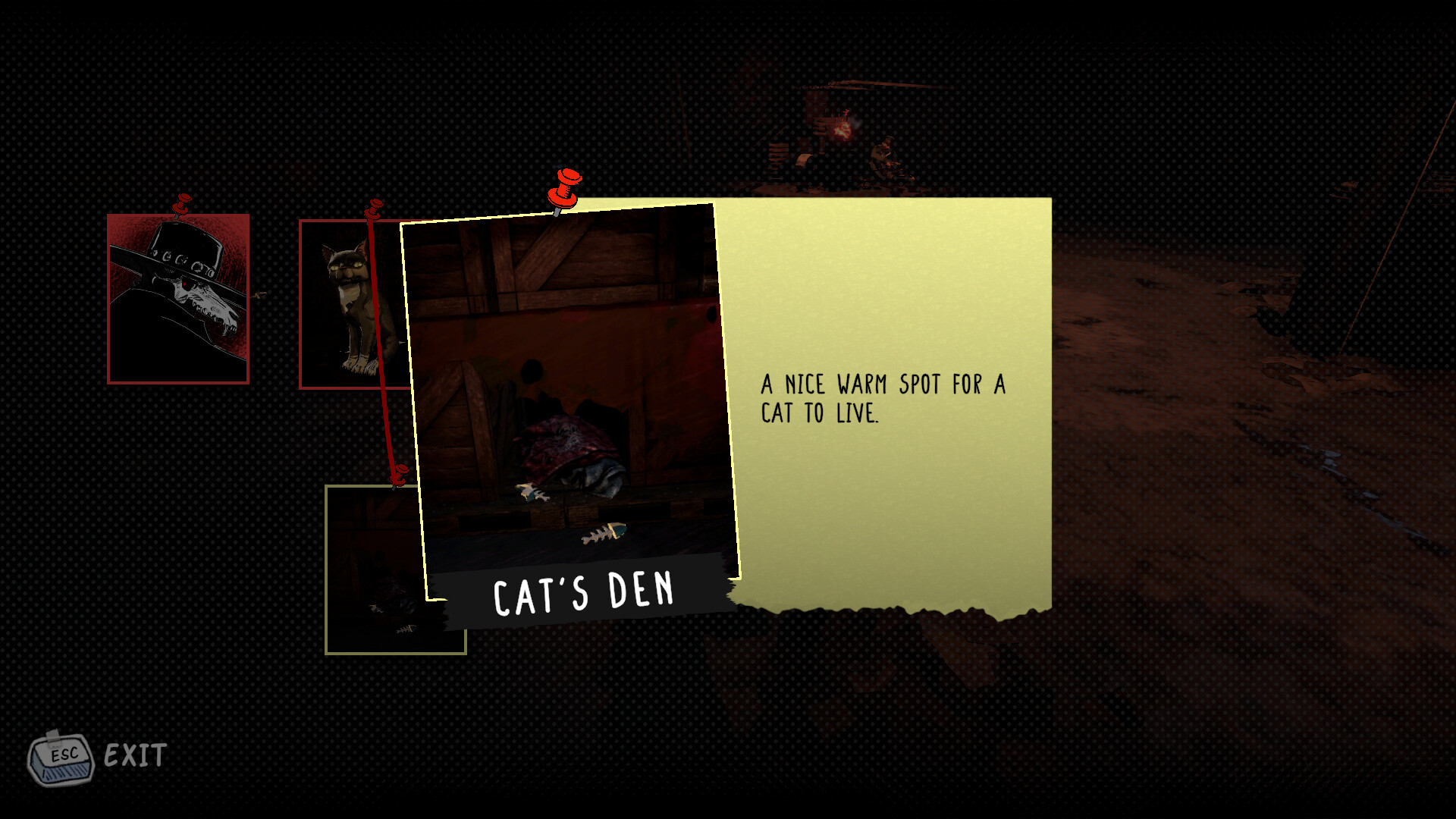 精緻的室內犯罪現場調查圖