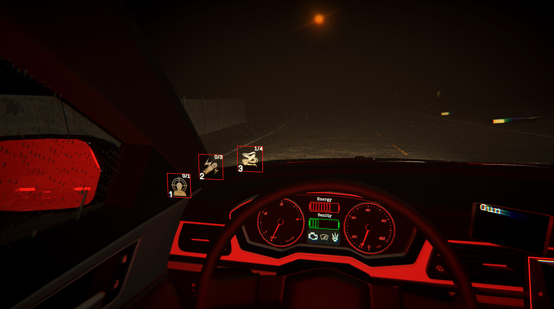 車內視角與儀表板細節