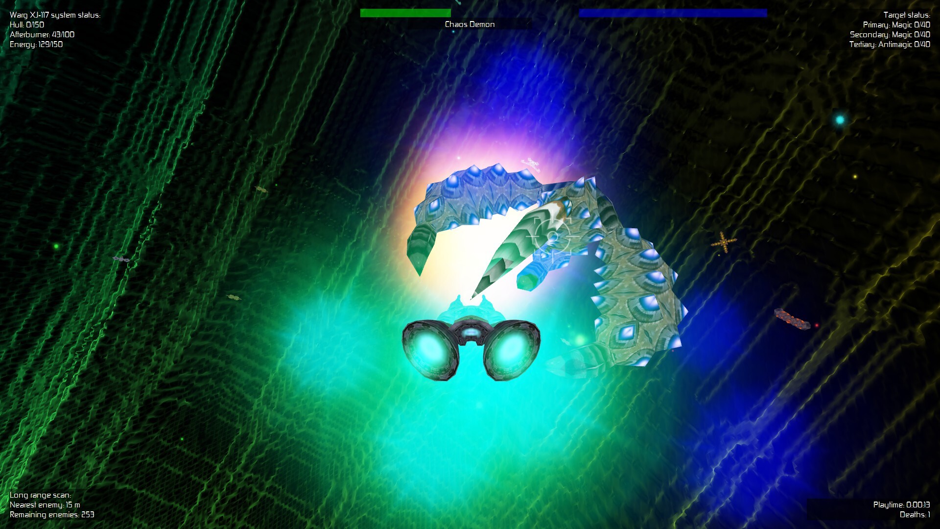 色彩繽紛的彈幕設計