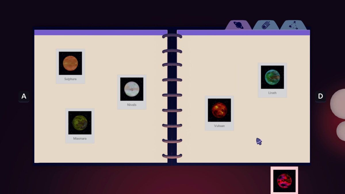 Astronook 遊戲截圖 - 星空特寫