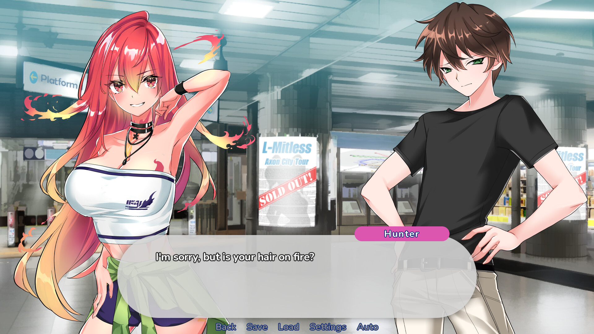 亨特在辦公室與夥伴對話