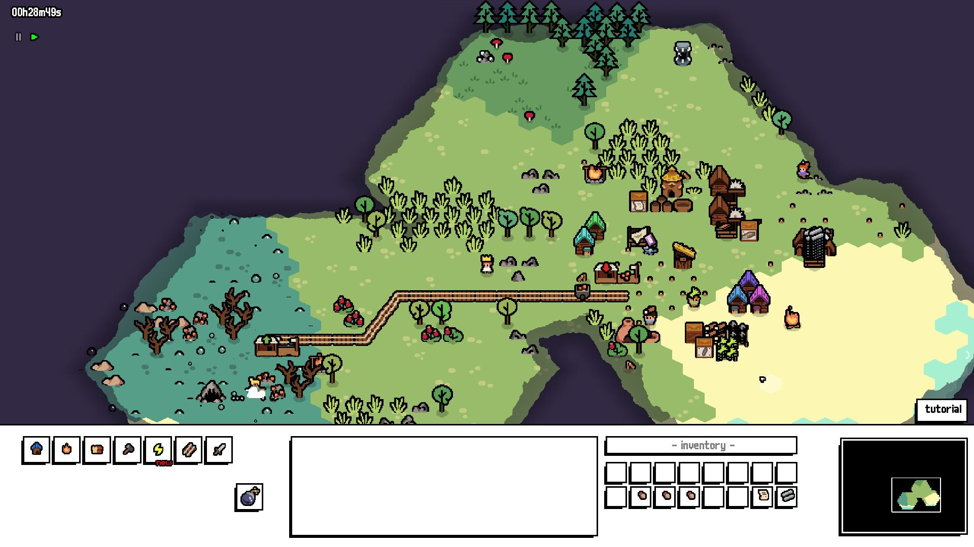 展示迷霧邊緣與營地建設的關係