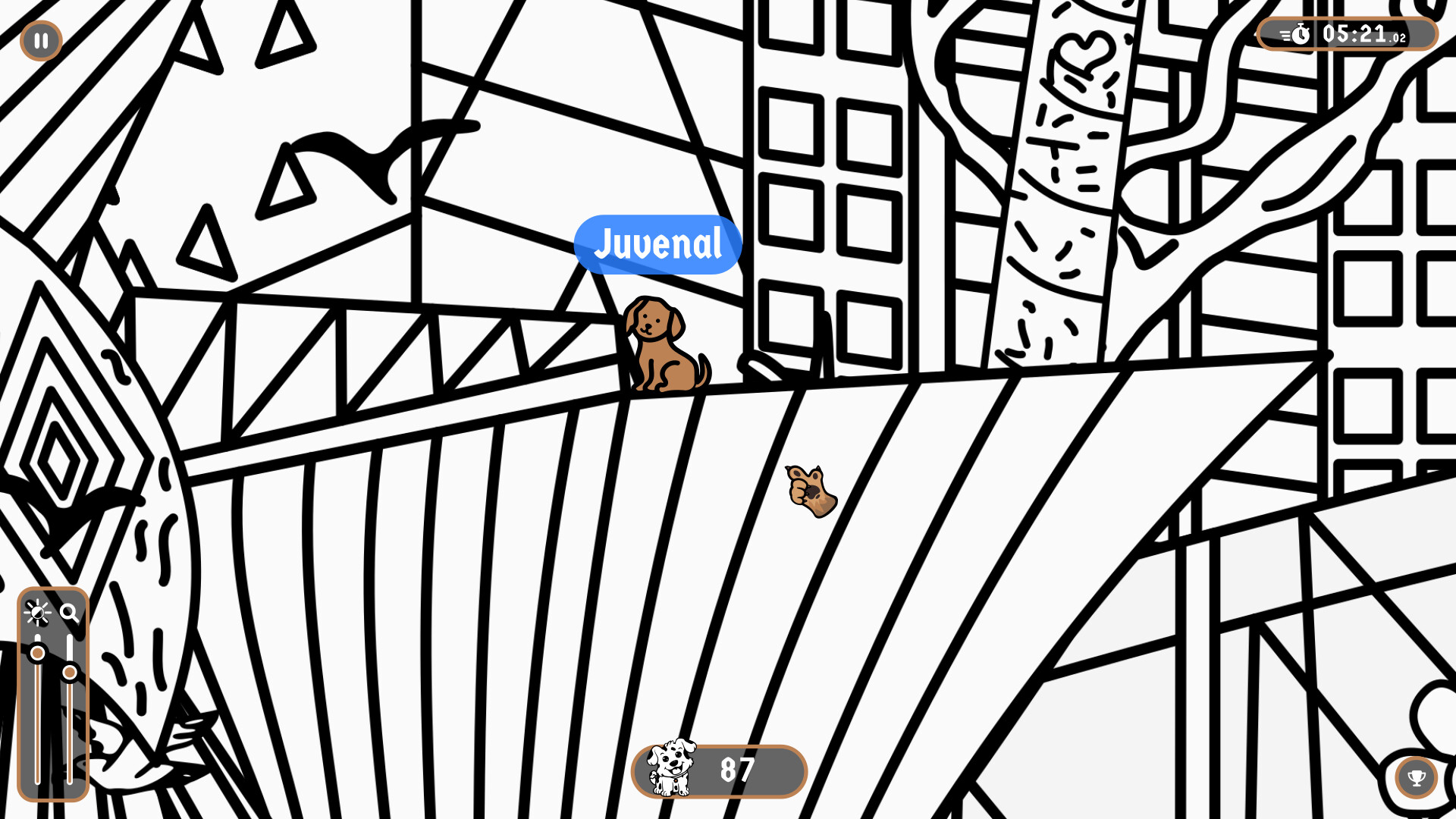 充滿細節的城市與自然景觀