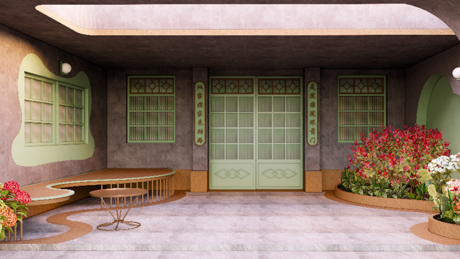 與神祕 NPC 的對話互動