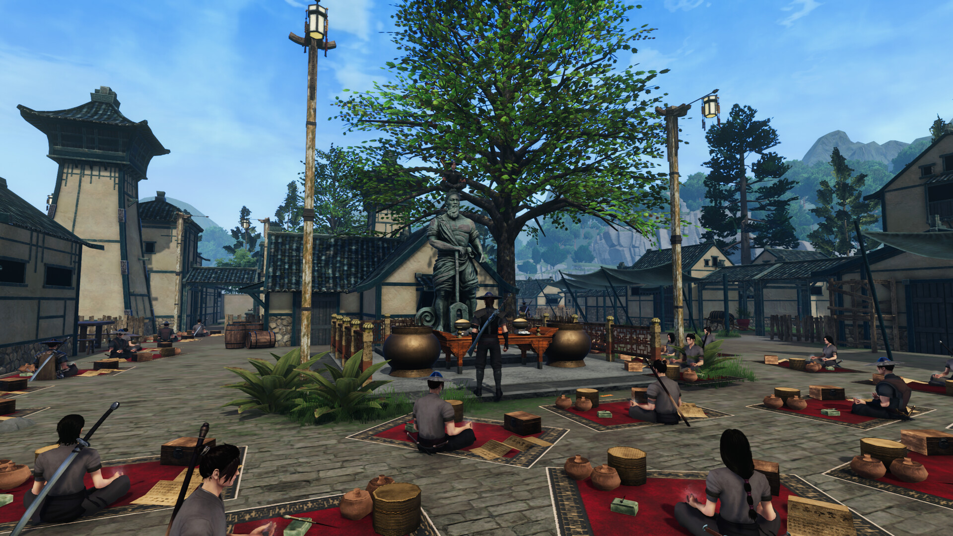 高光影效果下的角色對決瞬間