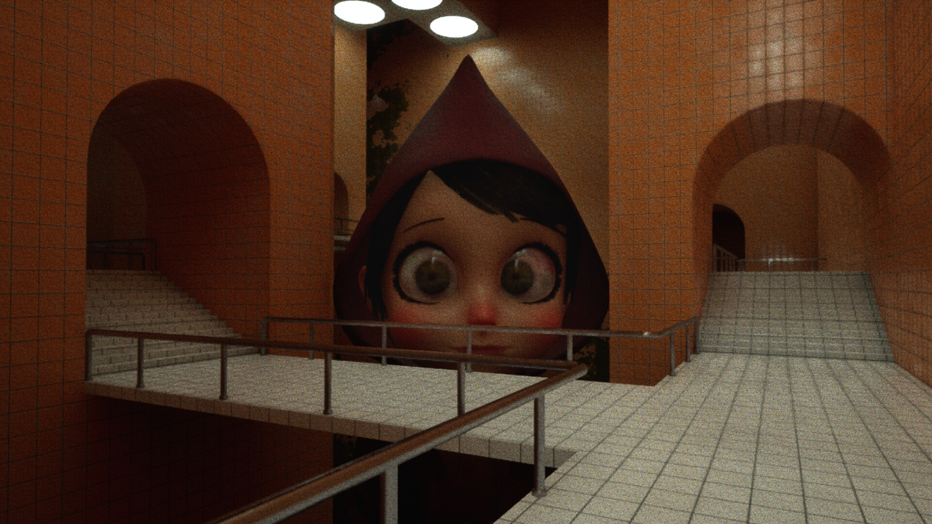 精緻的室內建模與光影特效