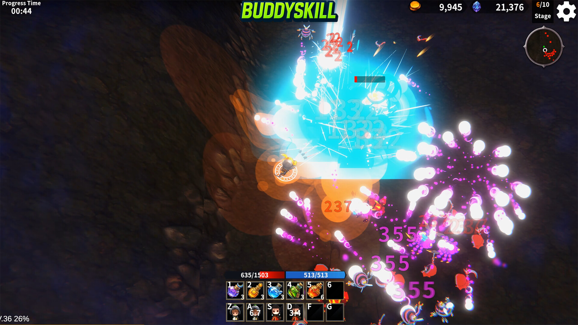 BuddySkill 多樣化的敵人設計