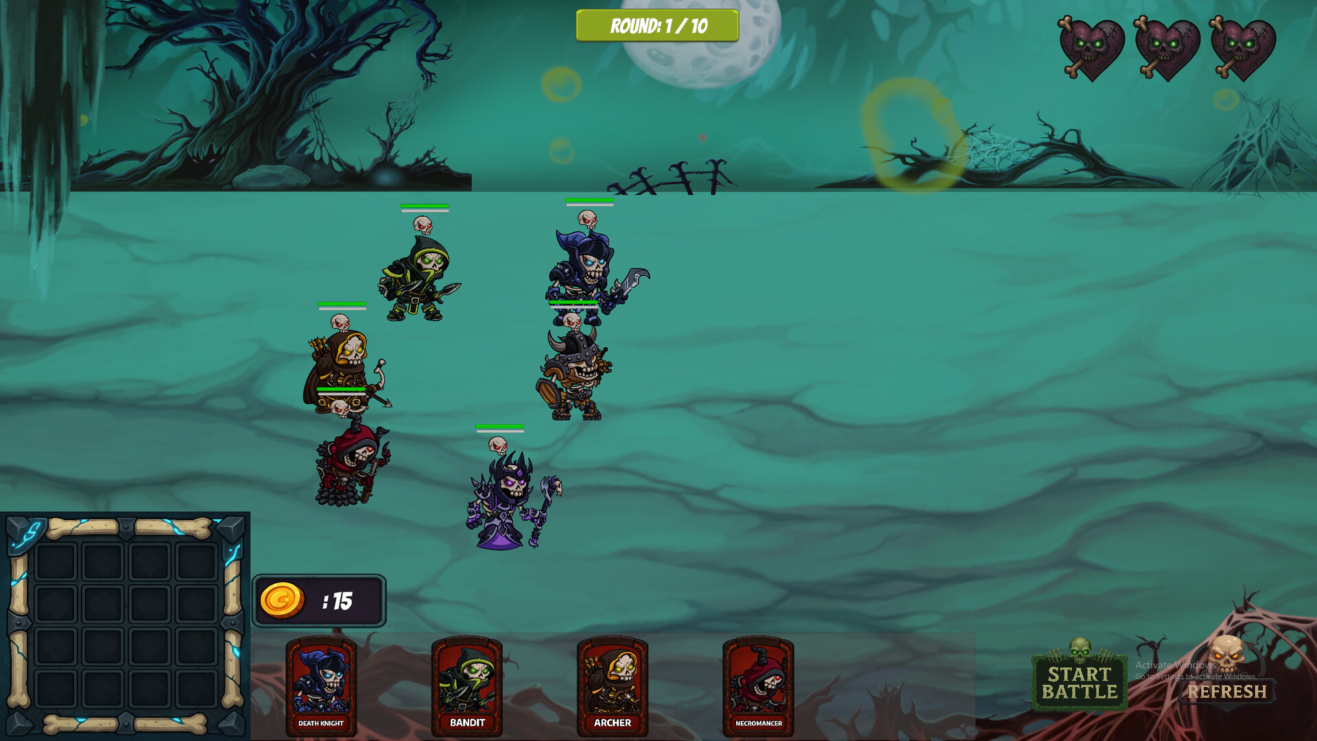 戰利品與道具介面