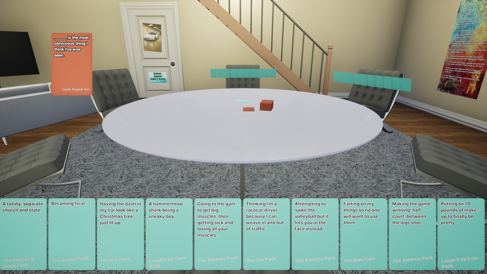 遊戲實機畫面 - 卡牌對決現場