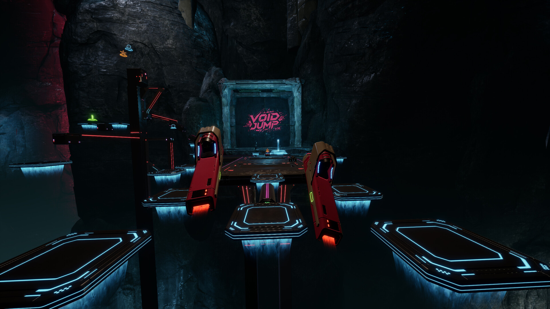 玩家在虛空中進行精準跳躍