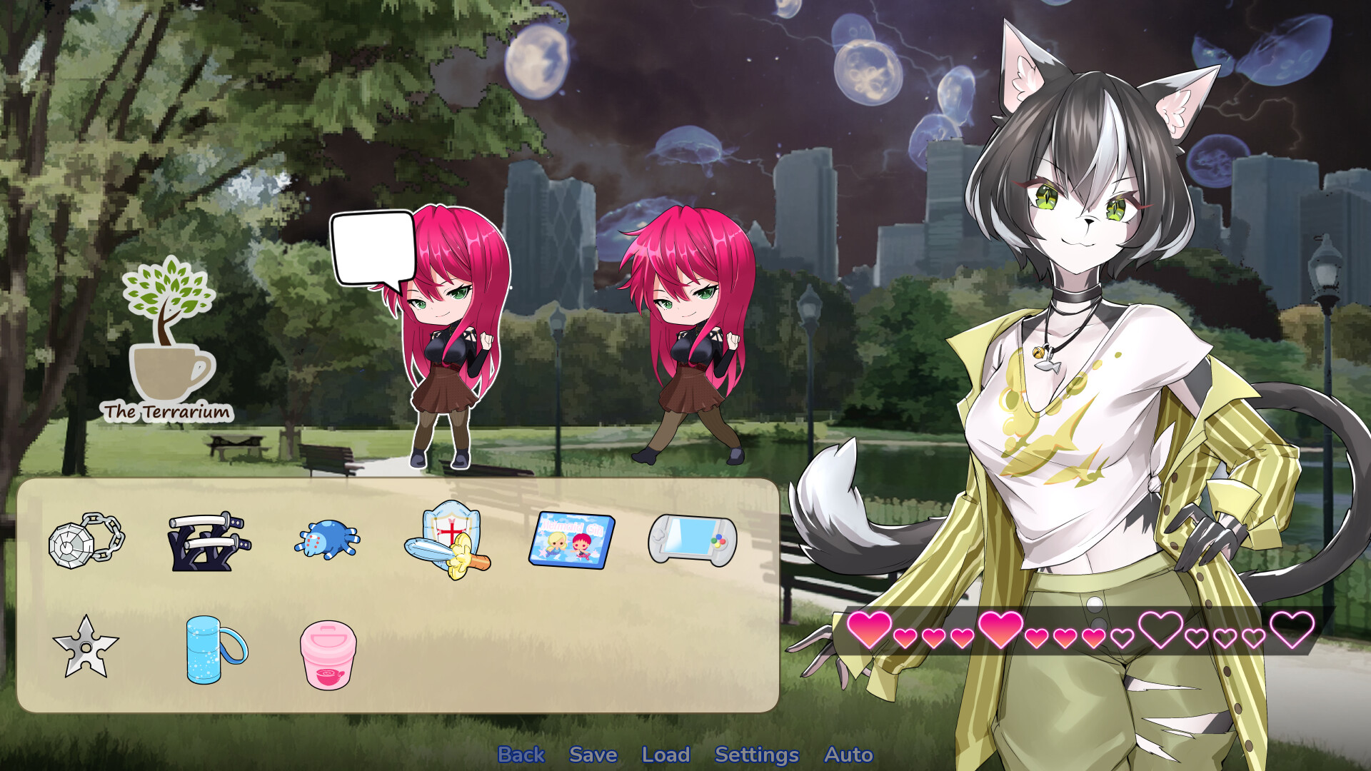 色彩豐富的遊戲對話視窗