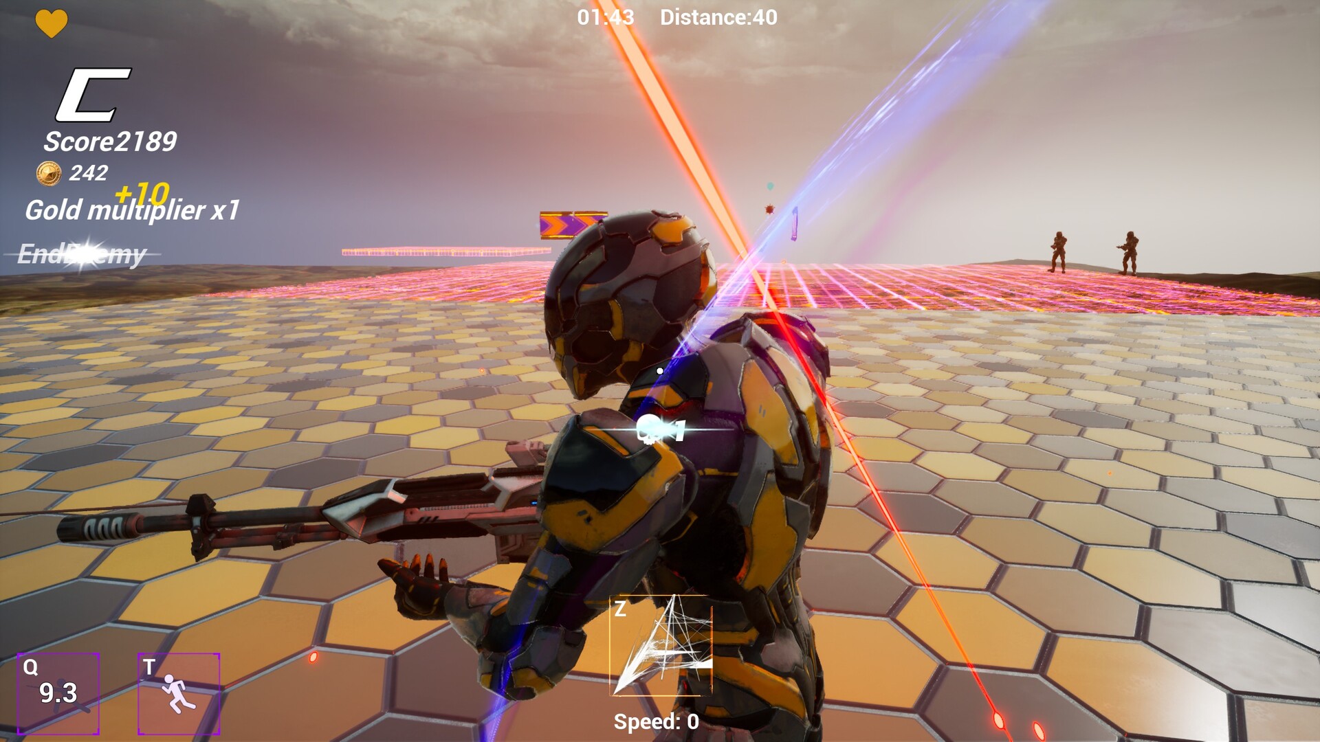 Parkour Assassin: Sprint Run 2 遊戲截圖 - 戰鬥場景