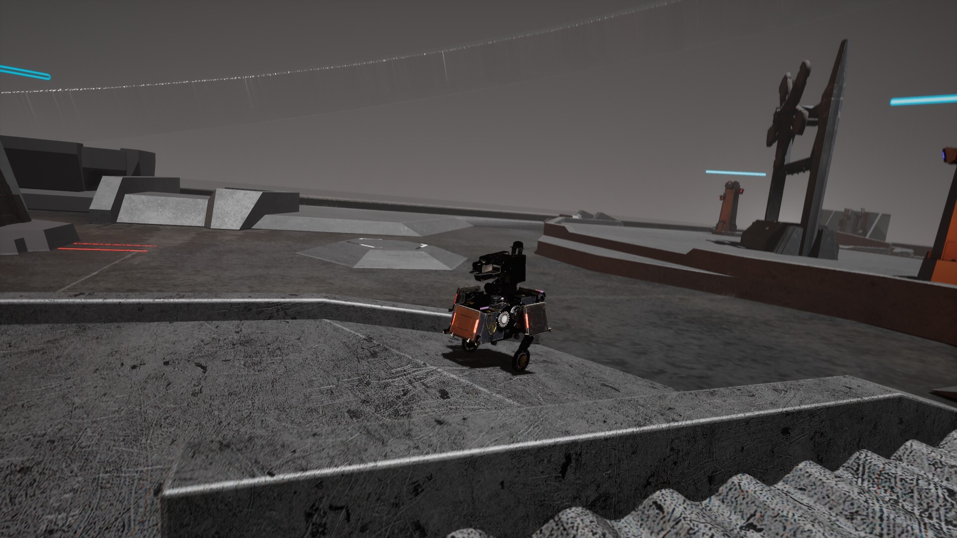 Gestalt System 多機甲對峙畫面