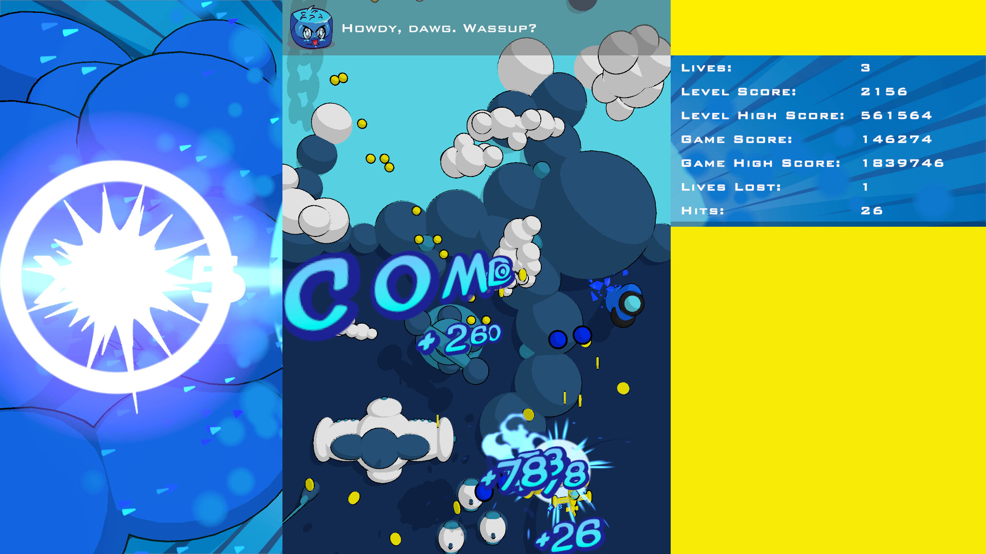 Shmup Boss 的頭目戰鬥場景