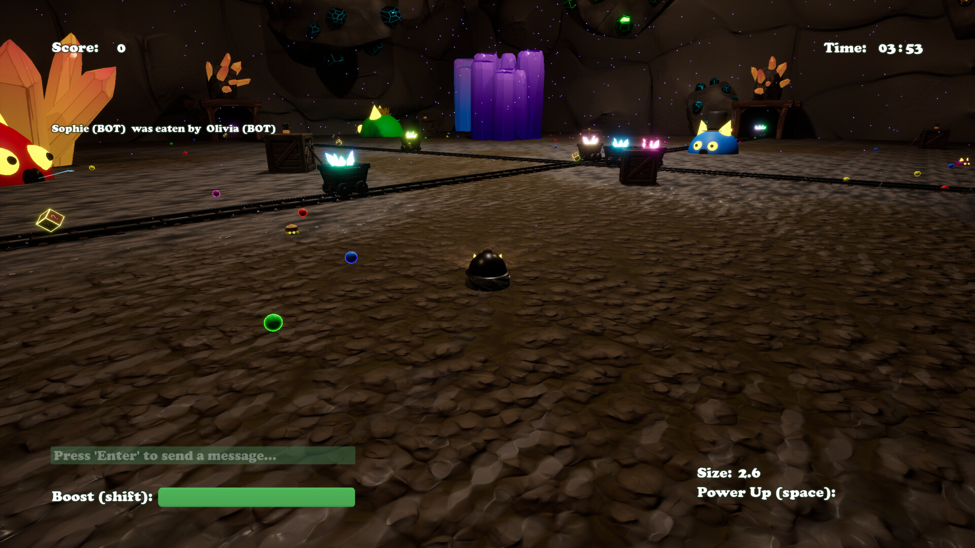 飢餓 Hungry 結算畫面與排行榜