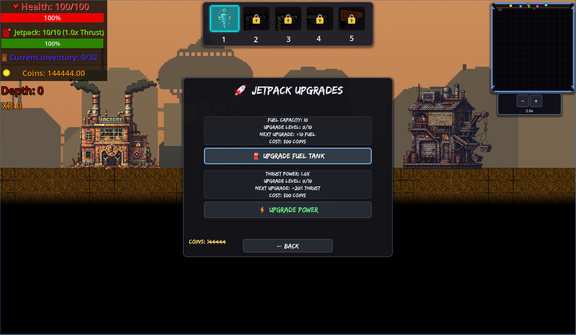 具備動態光影效果的地底世界