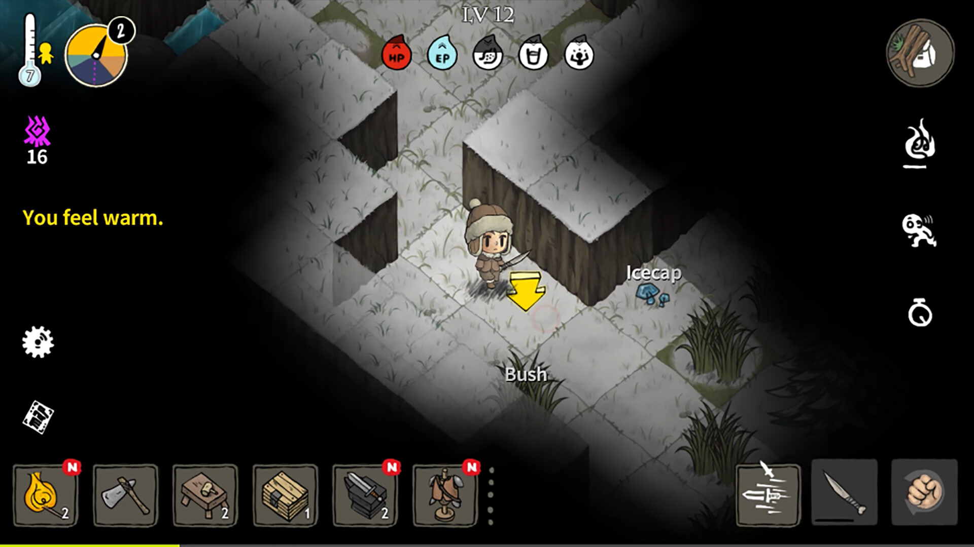 遊戲地牢探索畫面