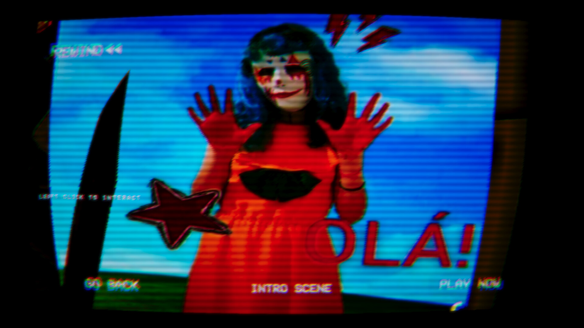 充滿 Weirdcore 風格的超現實場景