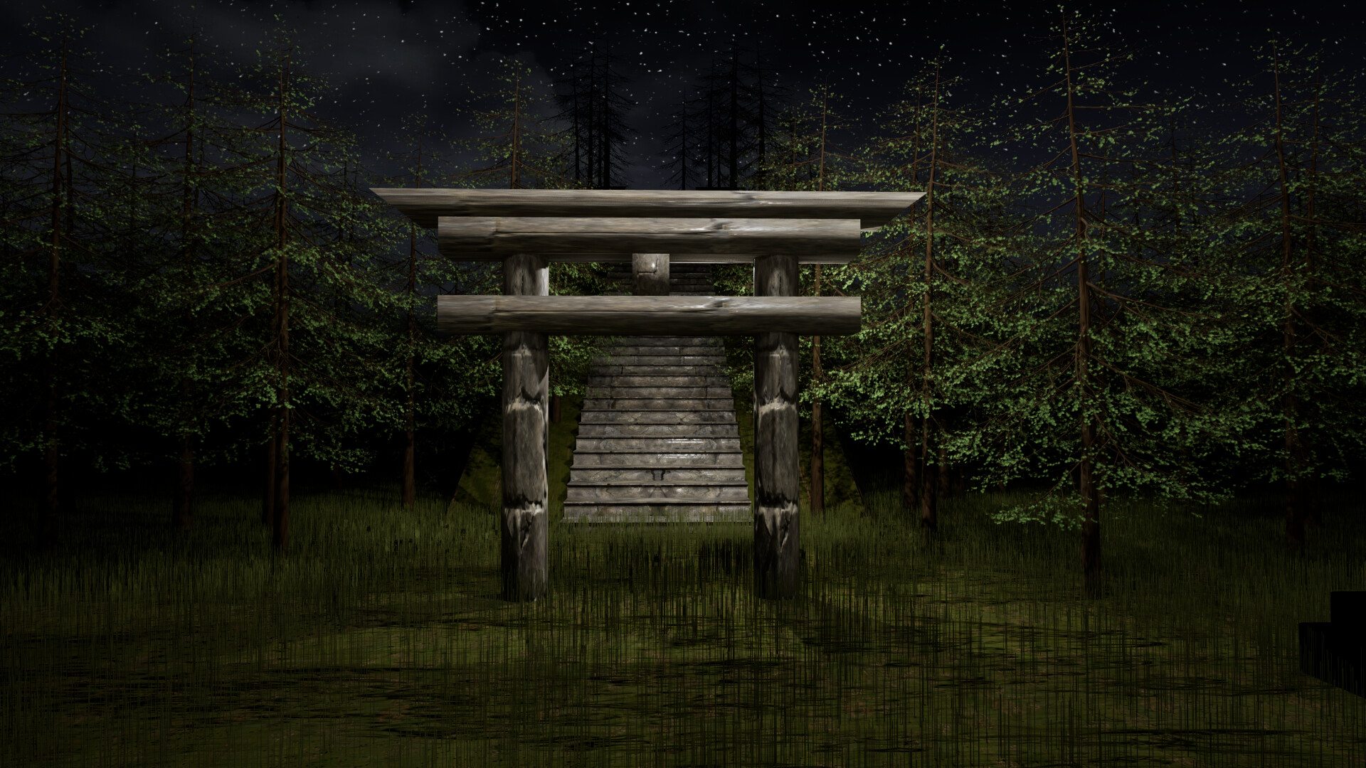 玩家在遊戲中的第一人稱視角