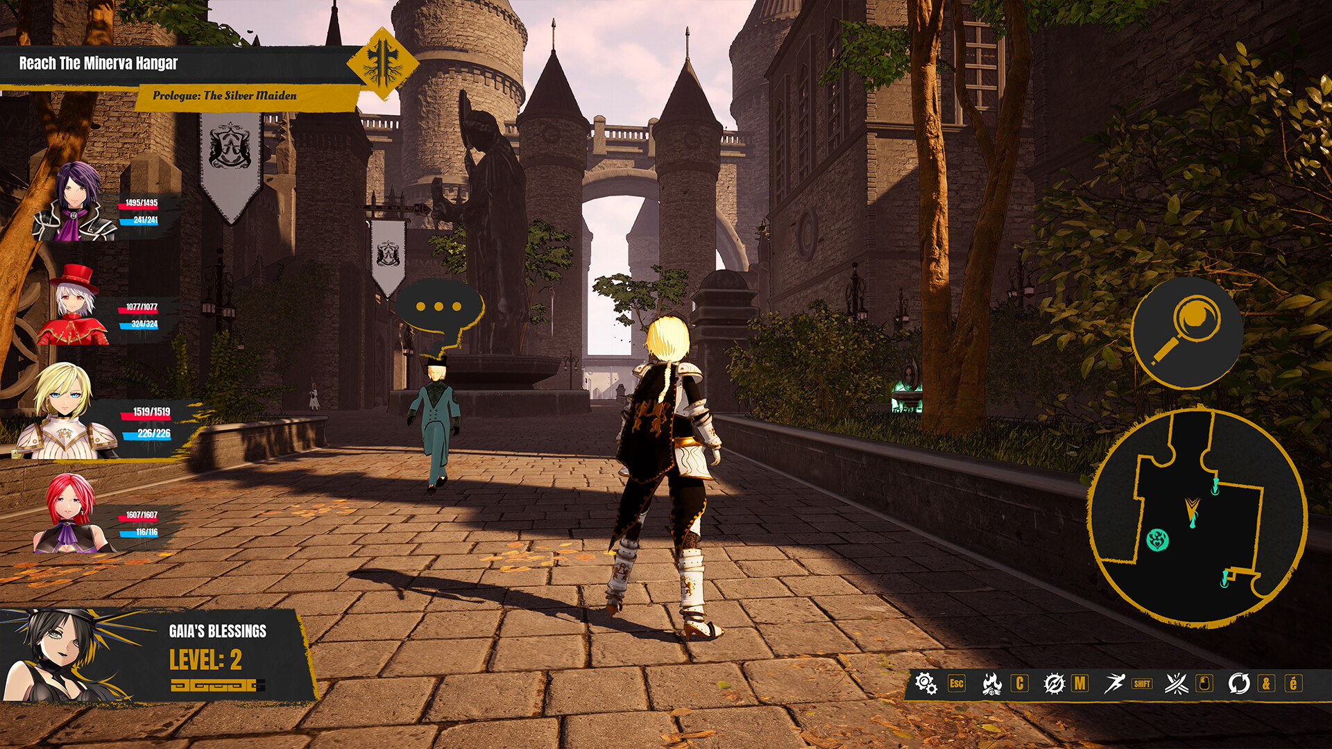 Alder Forge 2 Character Menu