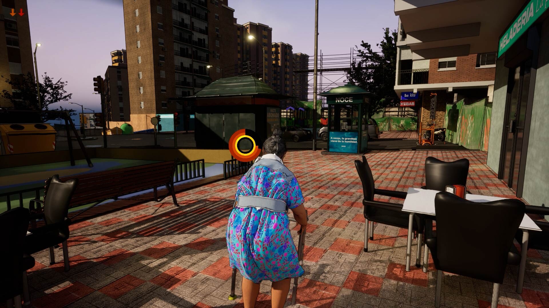 遊戲中的戶外場景與互動元素