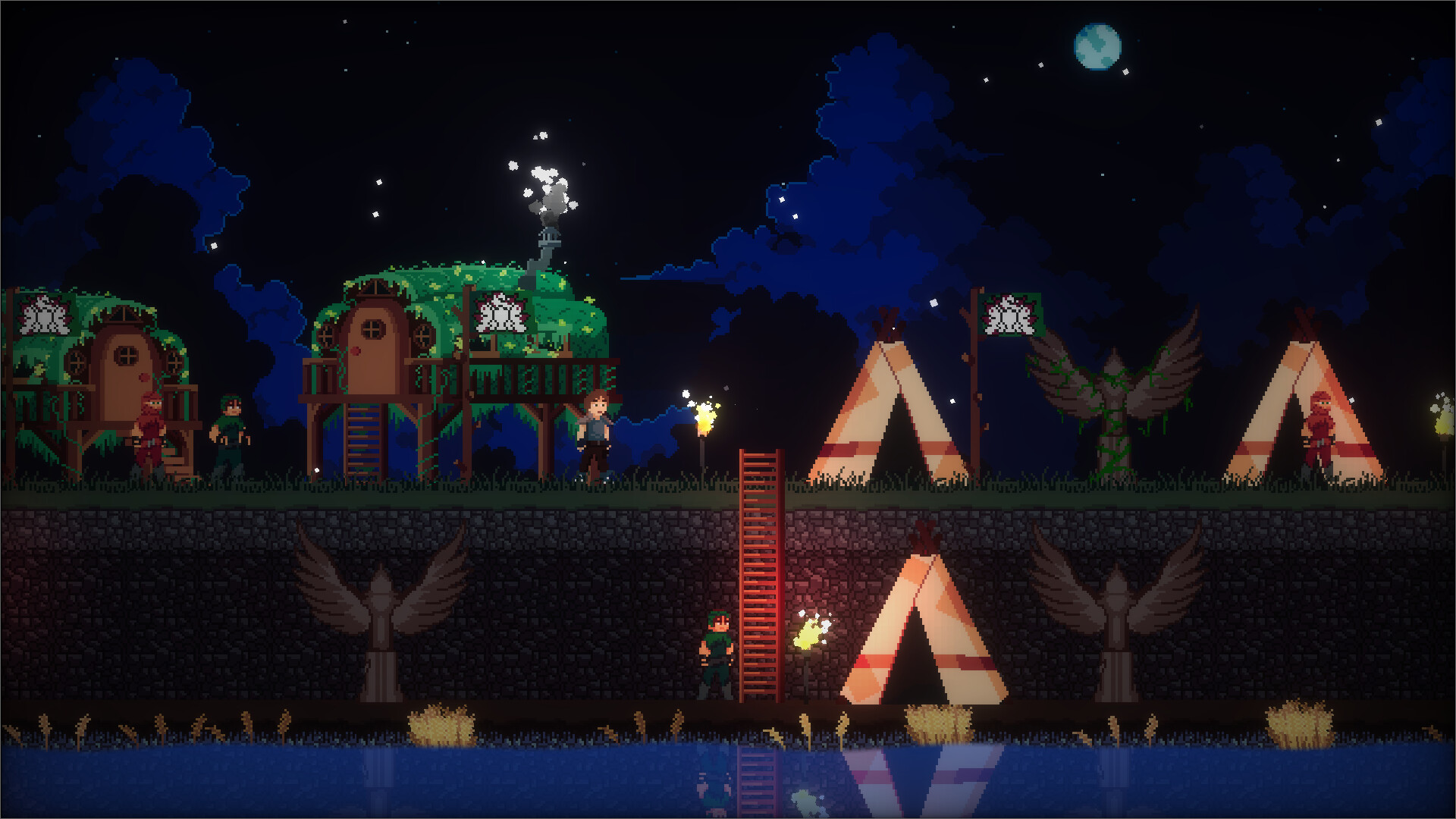 遊戲實機畫面截圖：充滿科技感的戰鬥場景