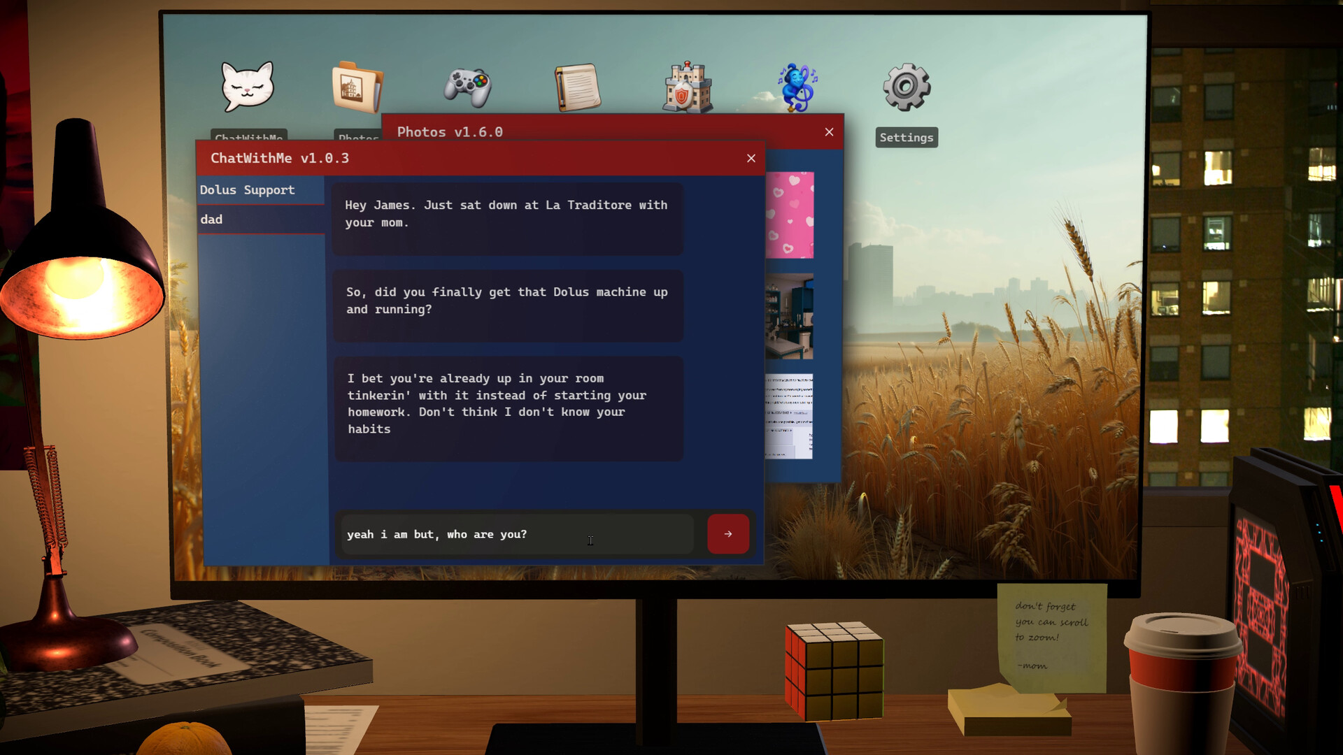 遊戲操作介面展示