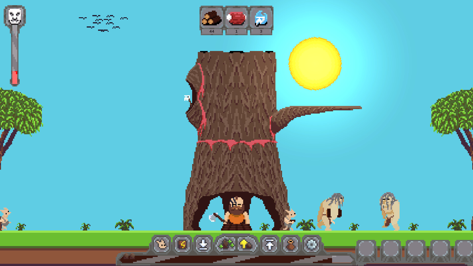 遊戲技能升級介面