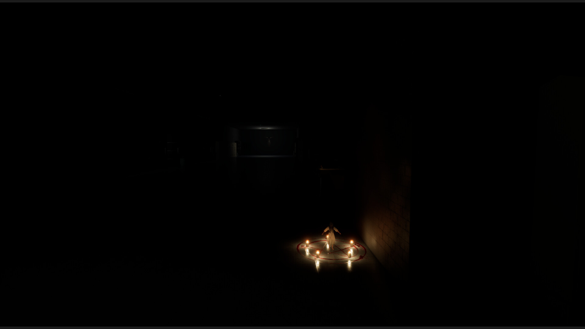 被鮮血浸染的實驗室區域