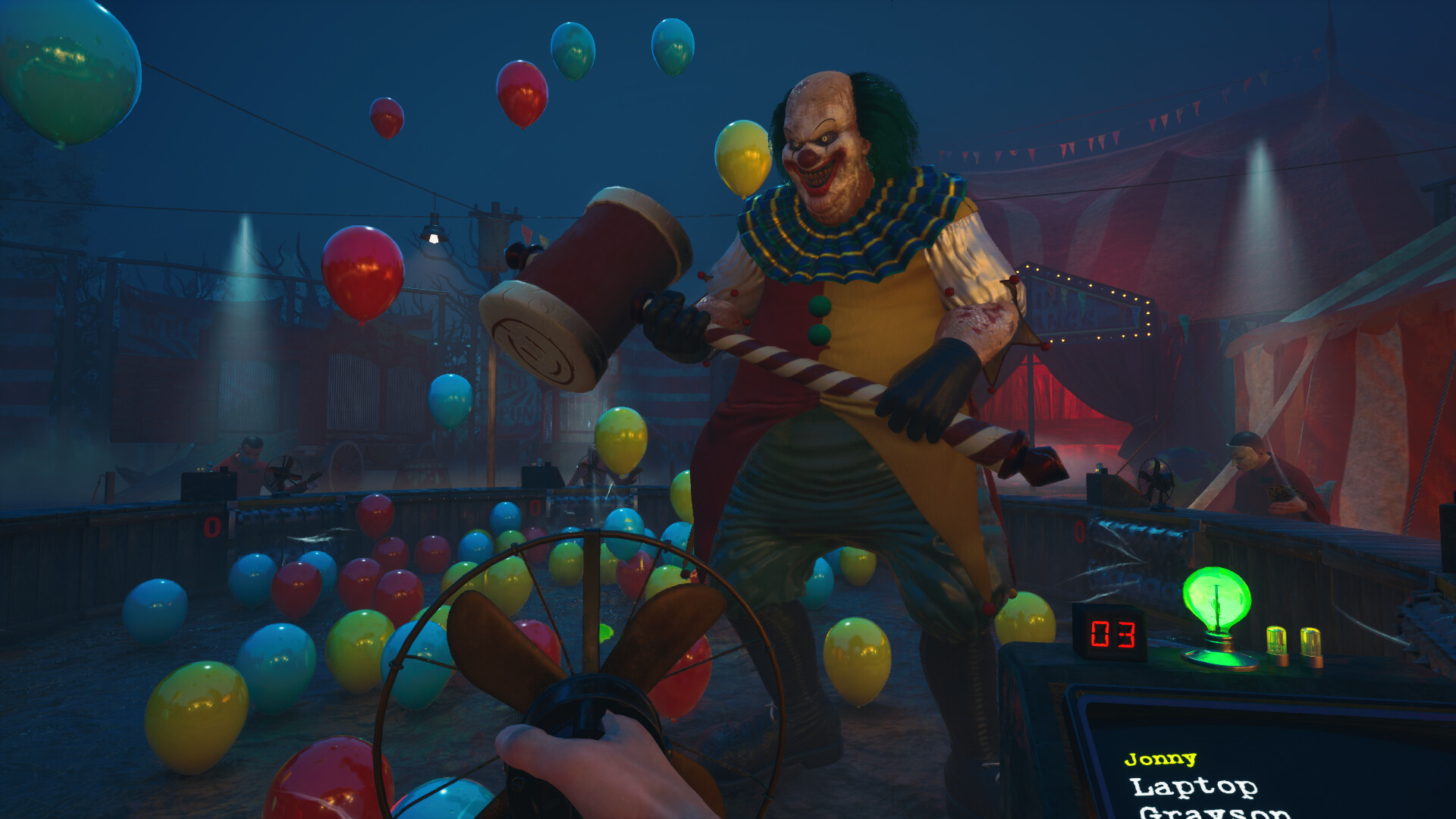 遊戲實機截圖：第一人稱視角交互