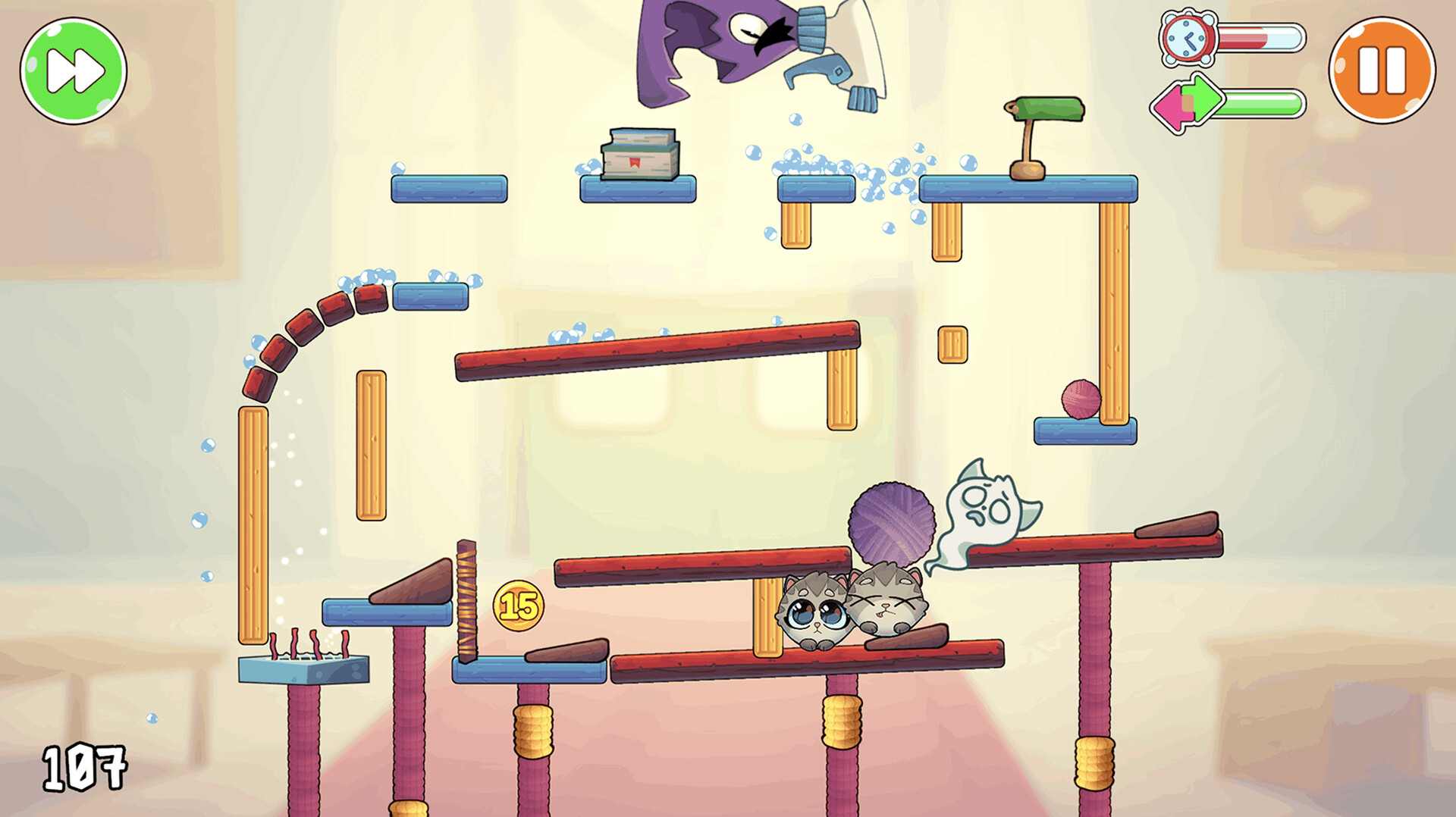 遊戲色彩鮮豔且充滿童趣