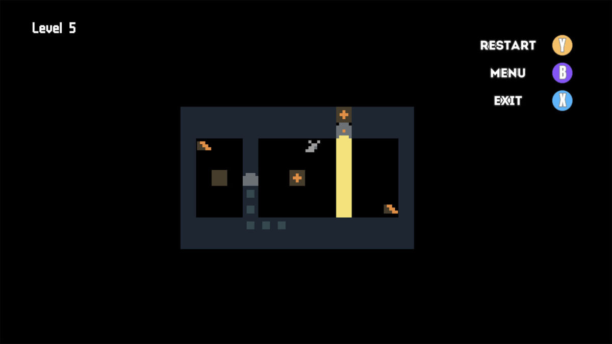 遊戲實機畫面展示豐富的像素場景