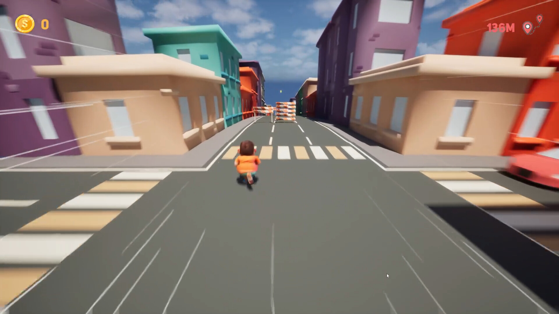 遊戲實機奔跑畫面一