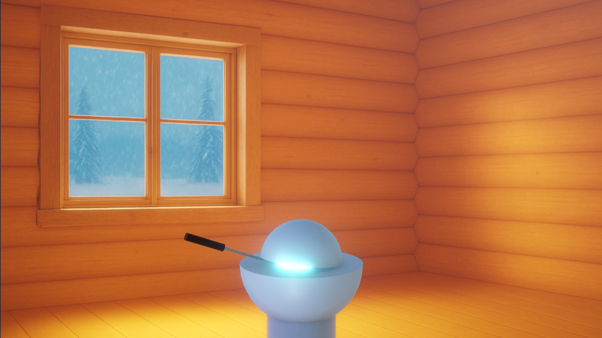 木屋內的溫馨景致