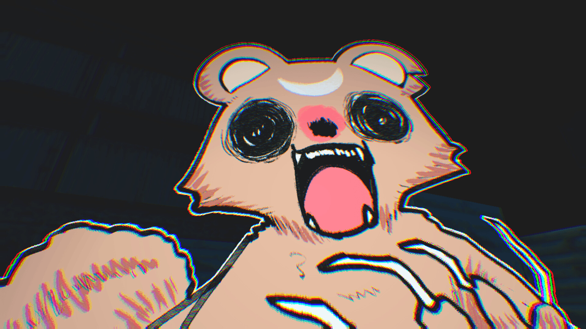 遊戲截圖：夜晚的街道