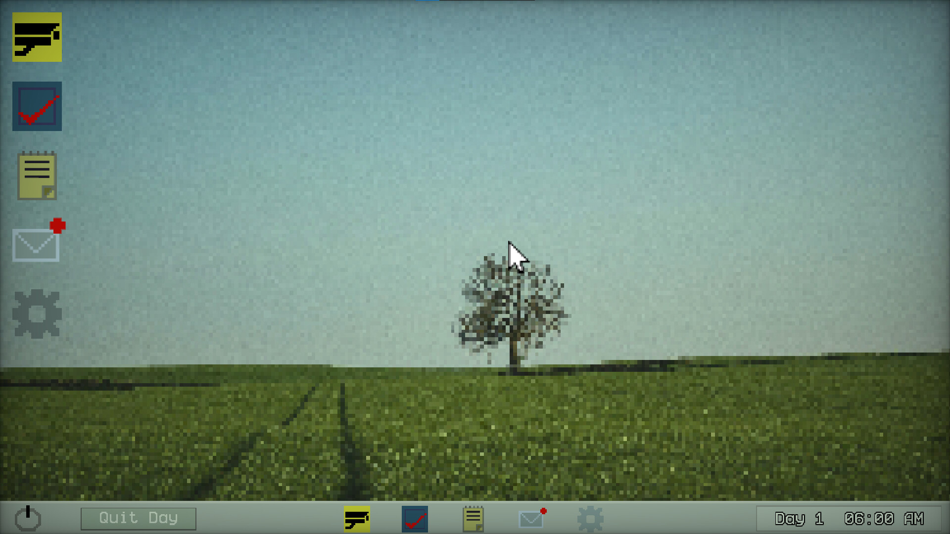 老舊桌面電腦的操作介面