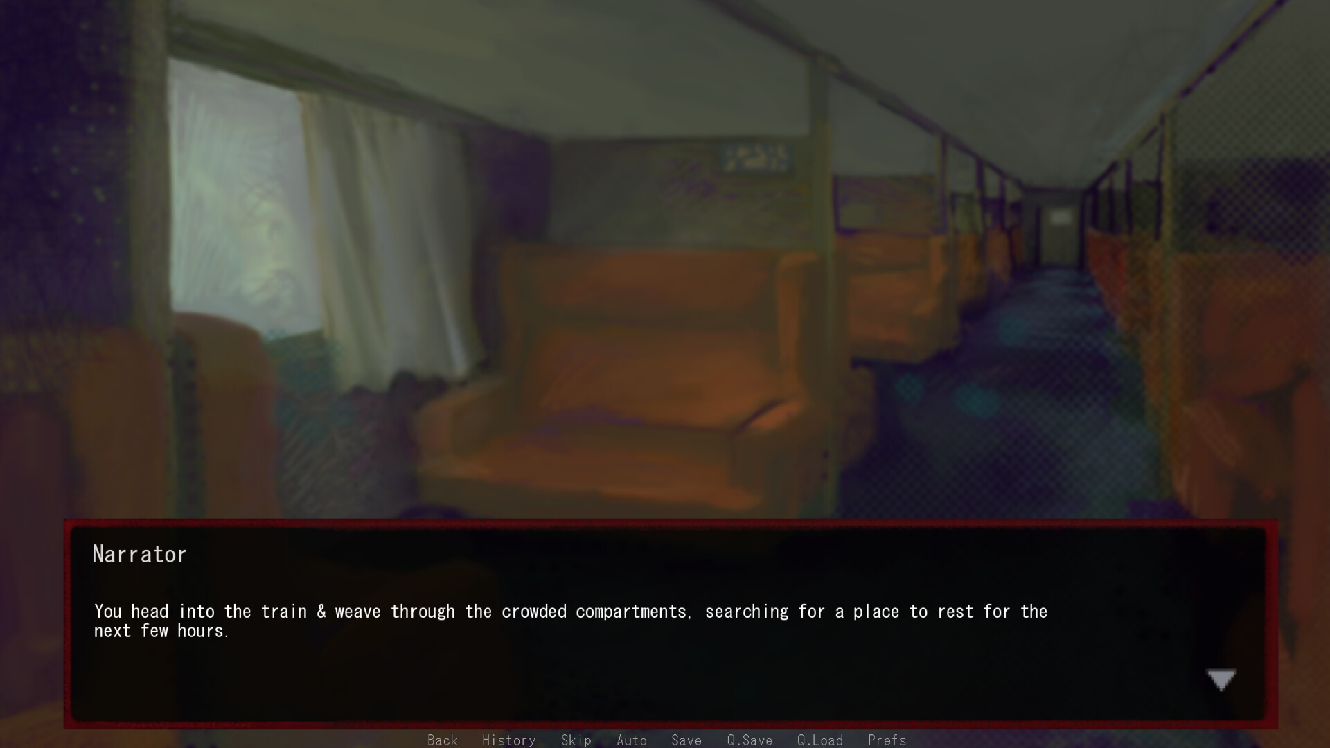 遊戲實機畫面 - 幽暗的探索環境