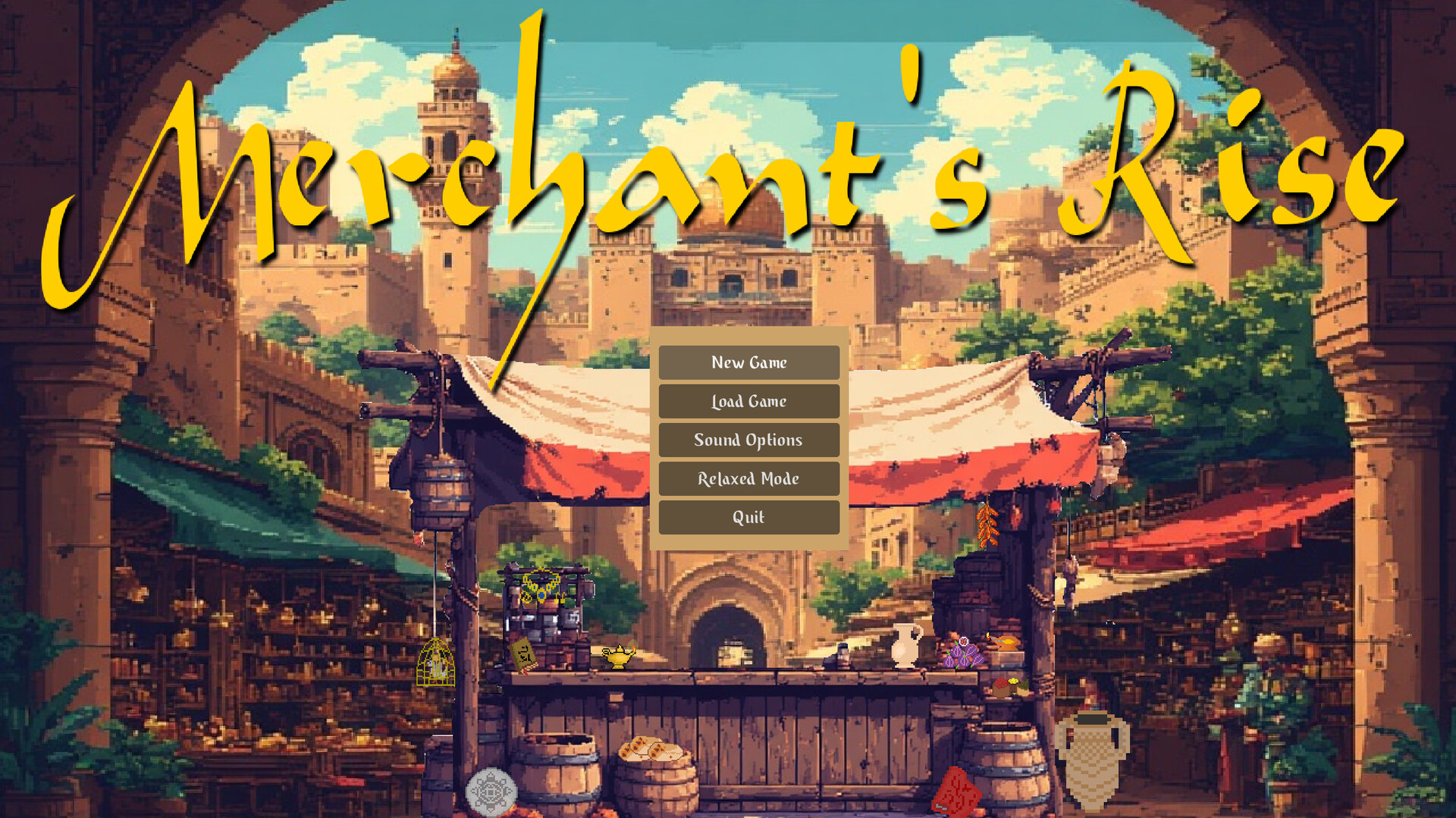 與顧客進行即時交易的遊戲畫面