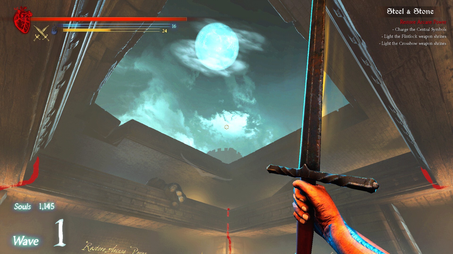 使用魔法對抗大量敵人