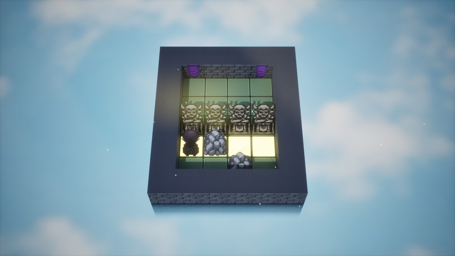 遊戲中的光影效果為廢棄的城堡增添了神秘感