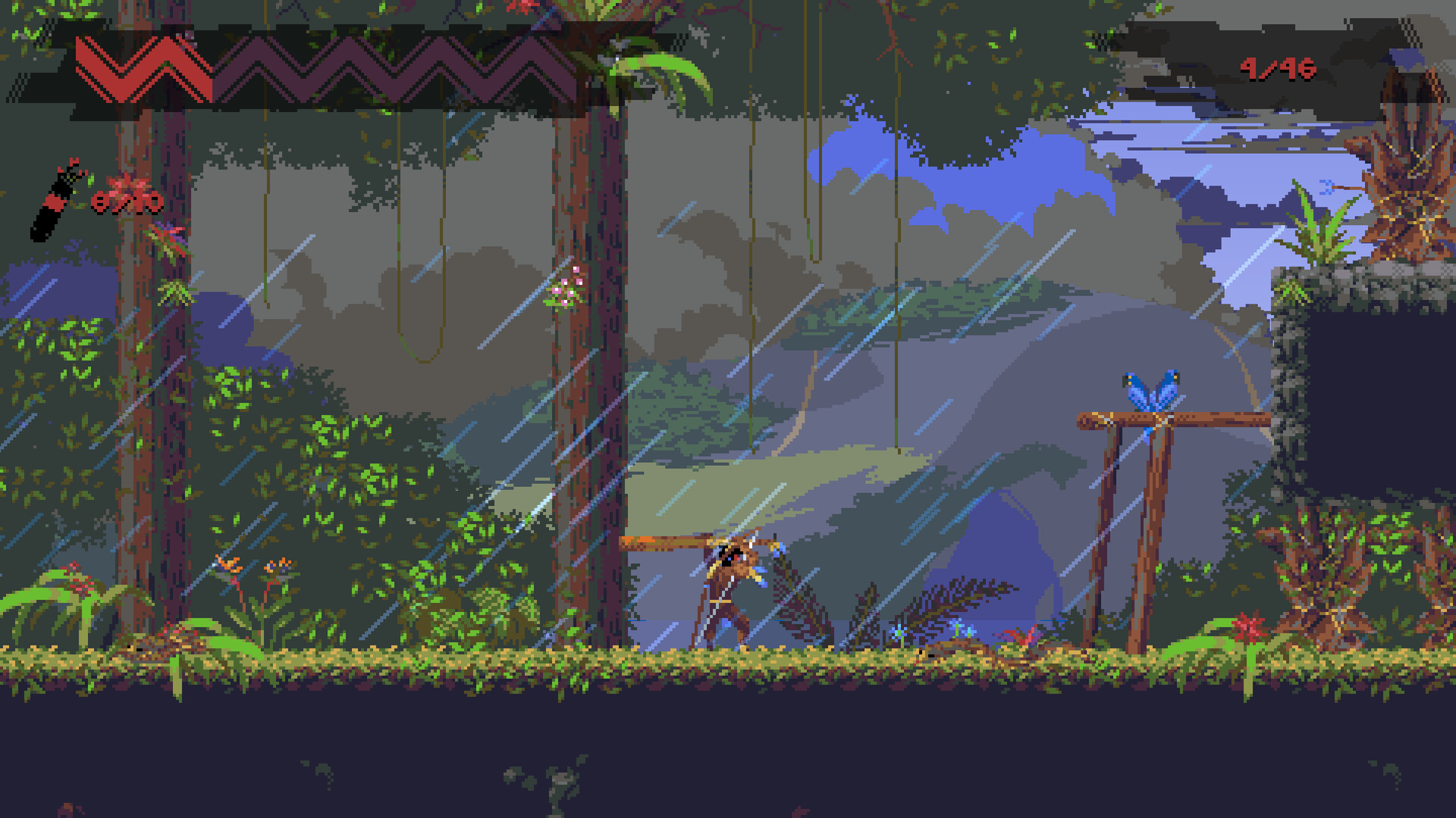 與敵對部落的戰鬥