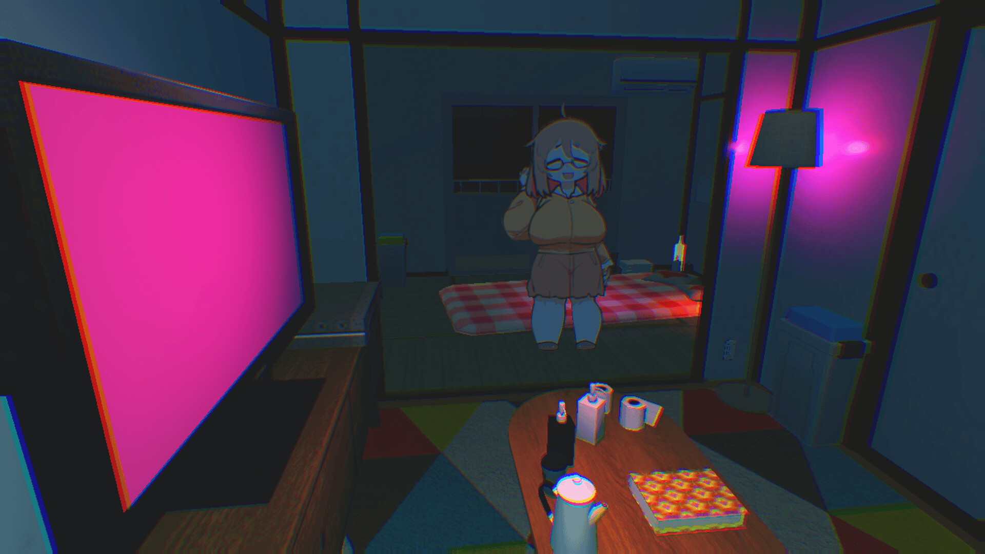 遊戲截圖：第一人稱視角