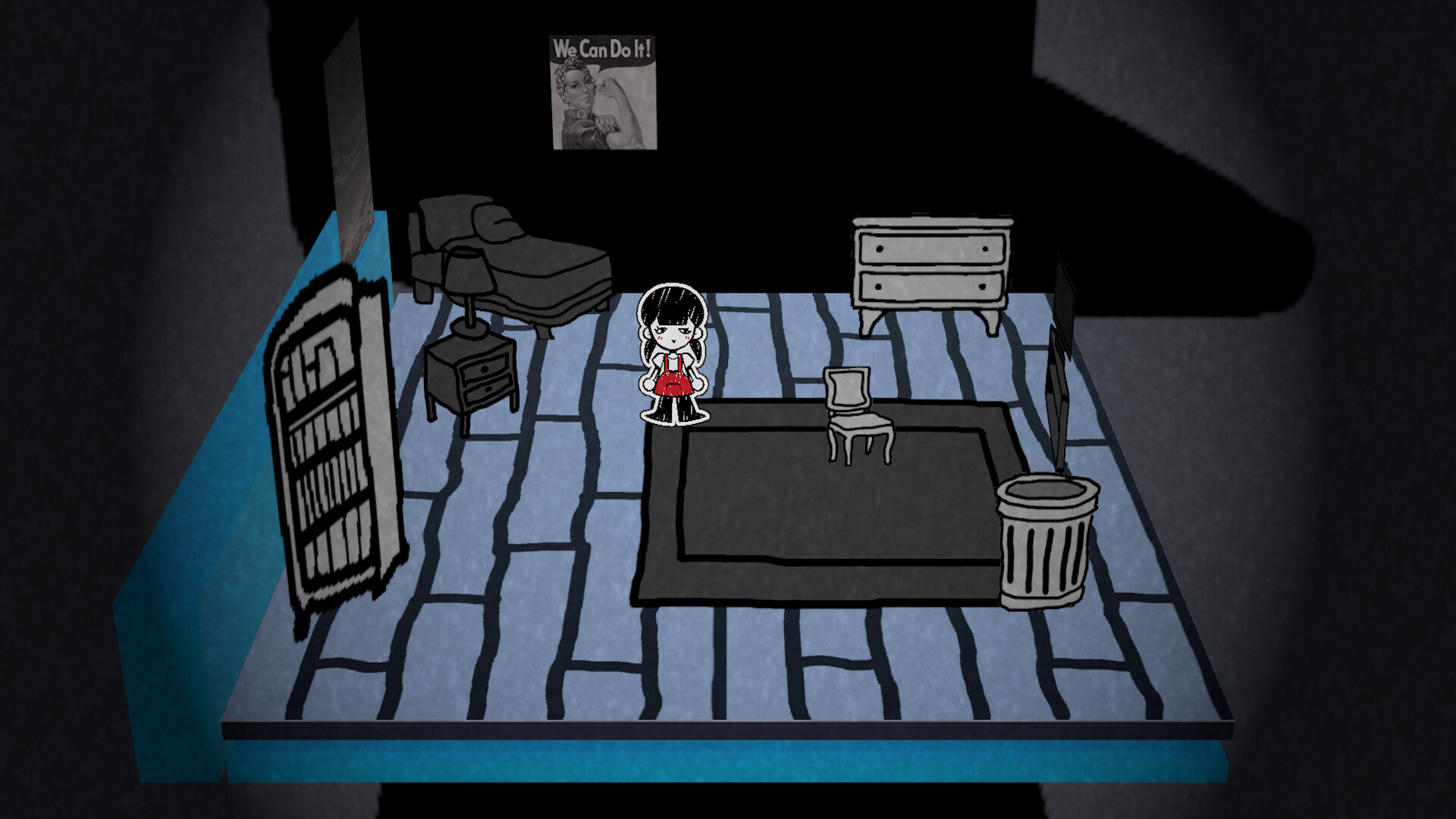 Rosie 遊戲場景：幽暗的森林書頁