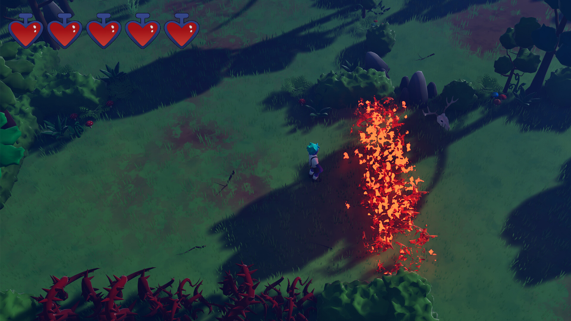 Diluted 遊戲中靜謐卻詭異的室內場景