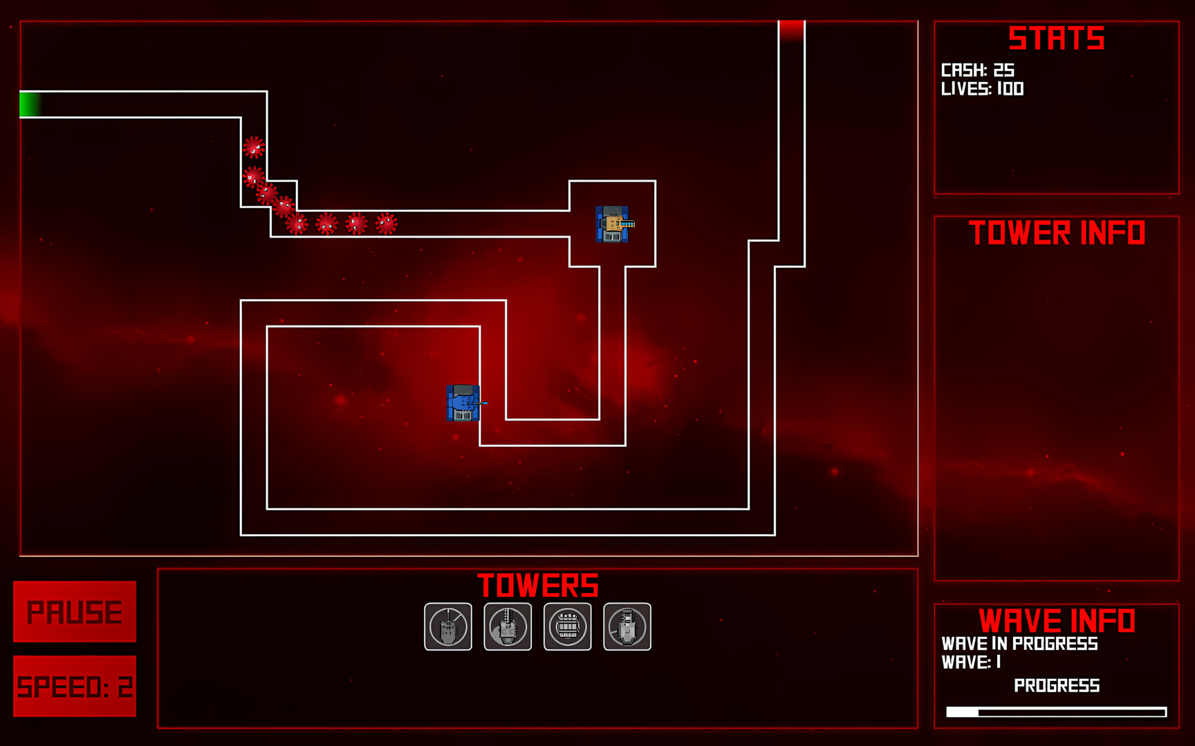Monster Hard Defence 遊戲內場景截圖