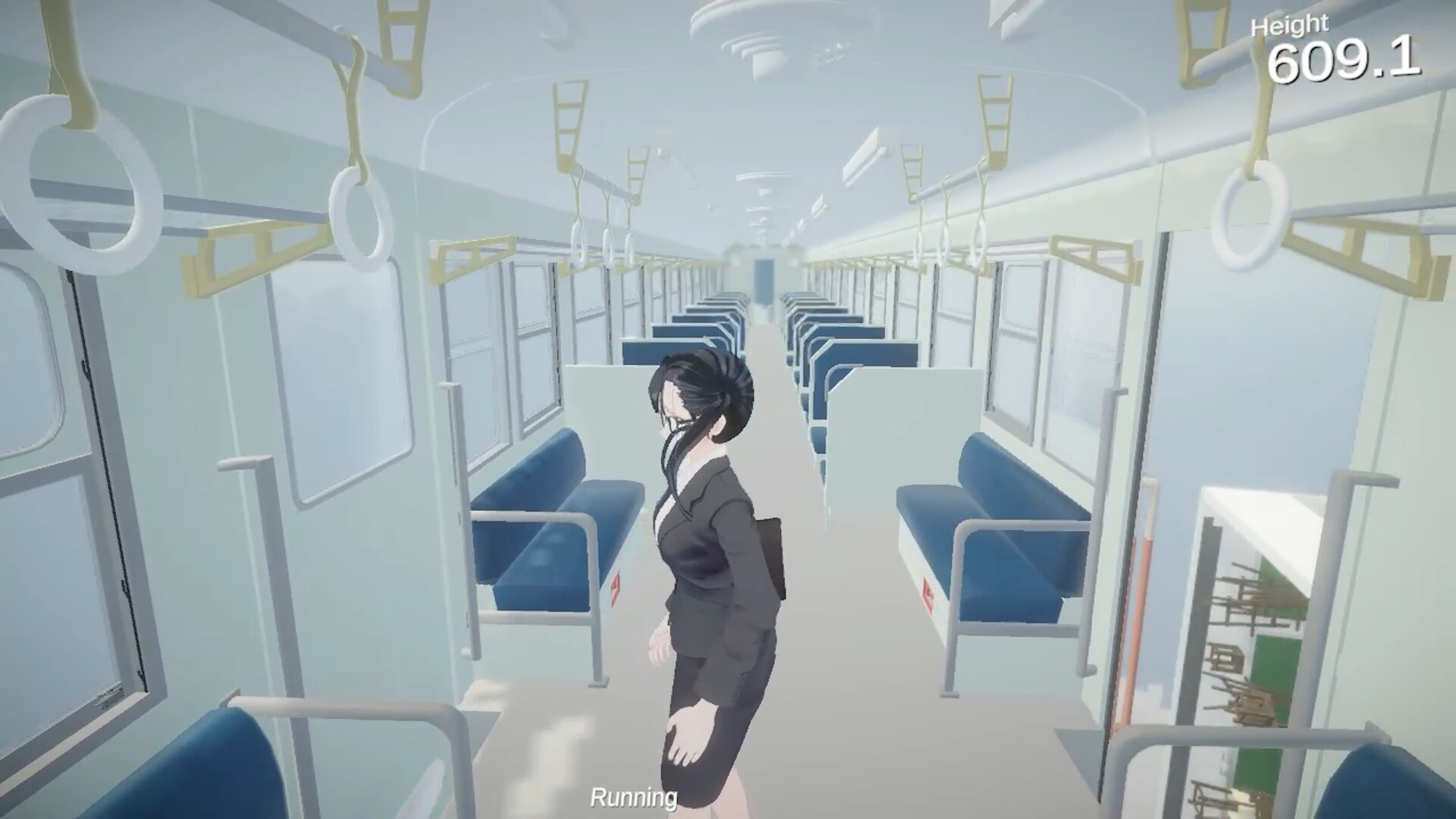 遊戲中充滿日式風格的街景與攀爬路徑