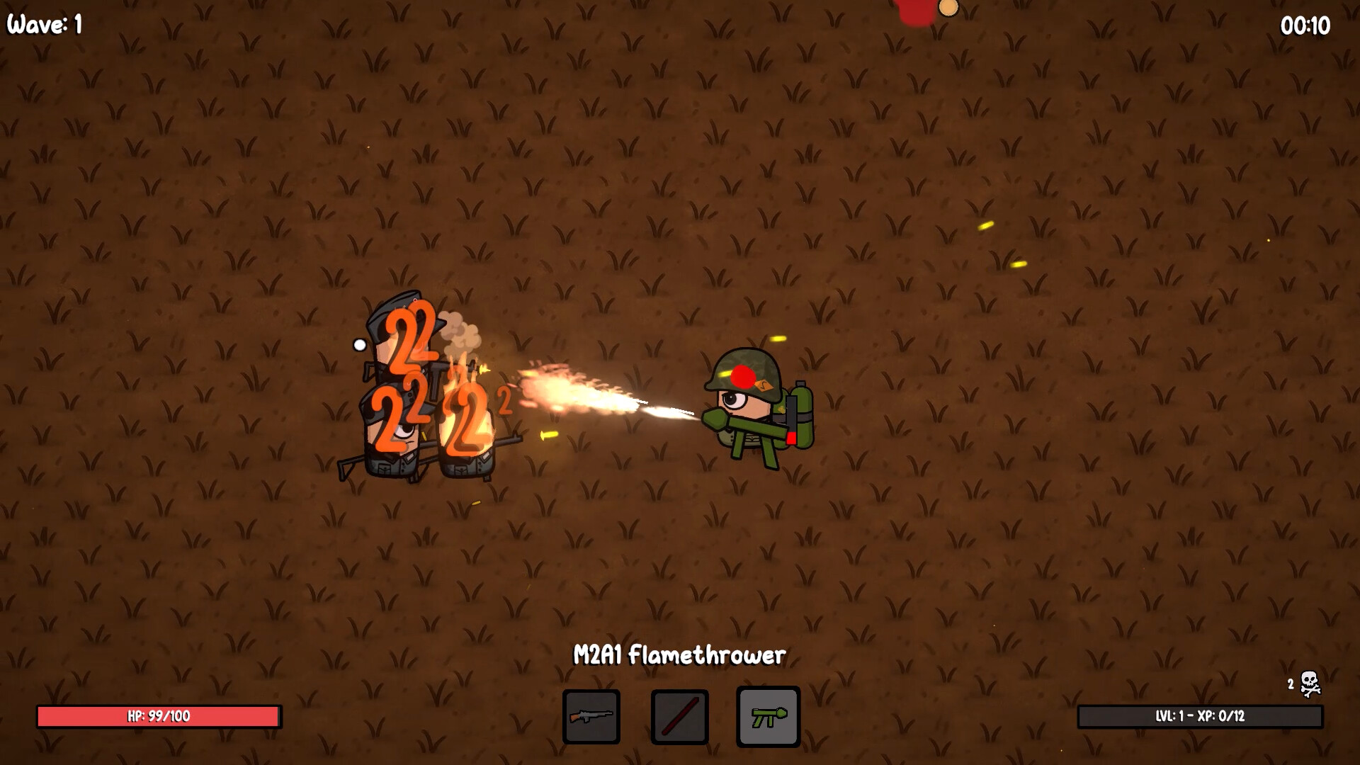 遊戲中的升級與強化畫面