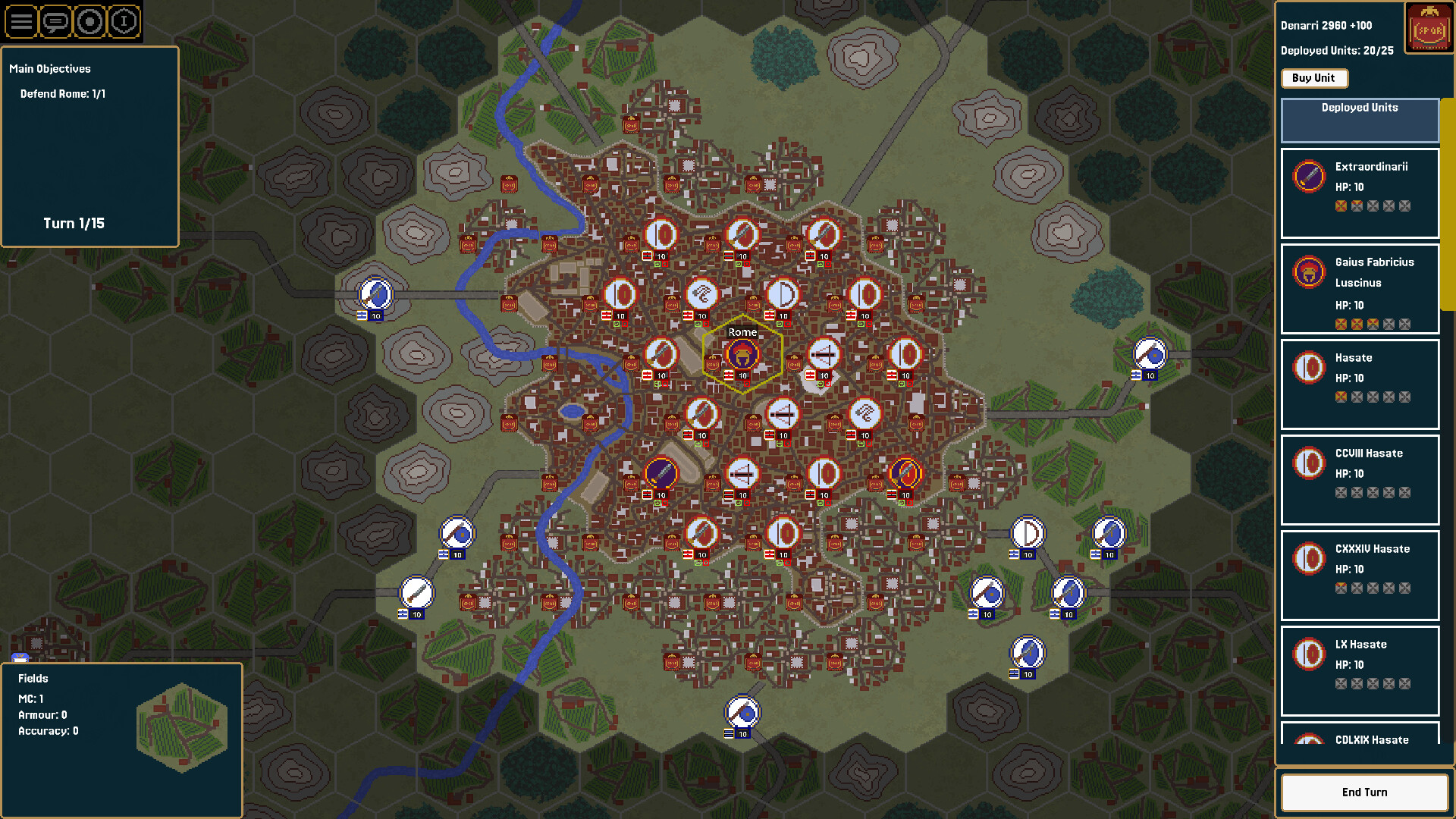 玩家需要指揮羅馬軍團進行戰略部署